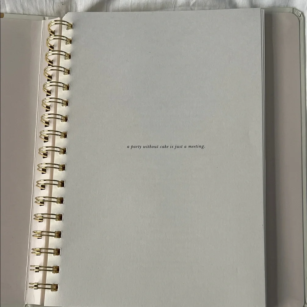 kate spade Cheers Planner with Gold Dots